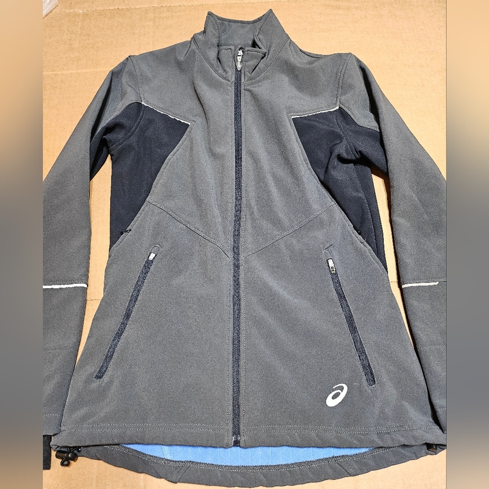 ASICS Performance Insulated Softshell Reflective Jacket‎ Zip-Up Small Outdoor